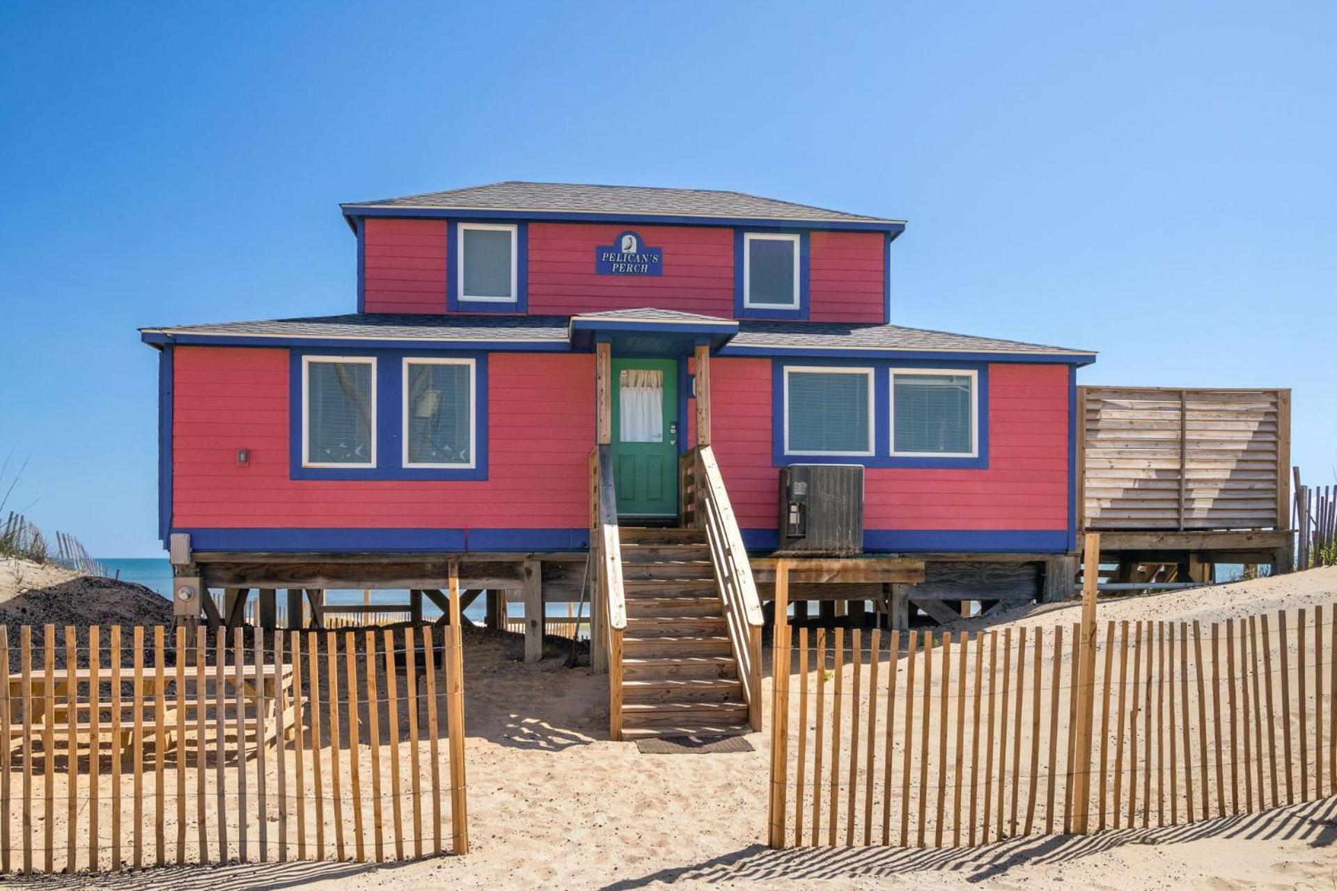 4102 Pelicans Perch: The Iconic Obx Oceanfront Kitty Hawk Exterior foto